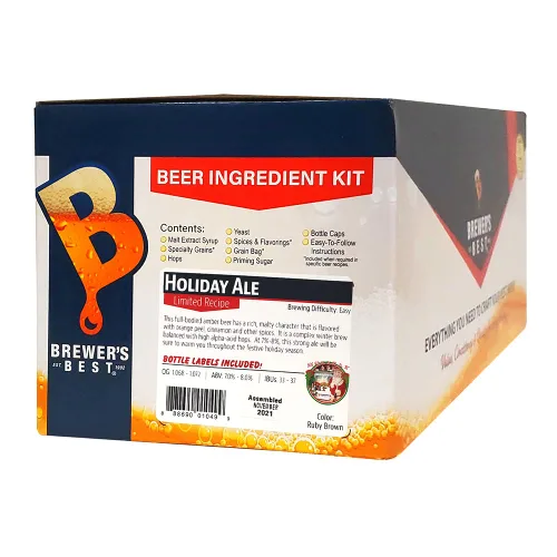 Vista 5 de Brewer's Best Kit de ingredientes de cerveza-Holiday Ale