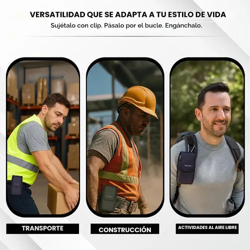 Vista 7 de Stronden Funda resistente para Samsung Galaxy S26, S25, S24, S23, Google Pixel 10, 10a, 9, 9a, 8, 7a – Funda de nailon de grado militar, funda