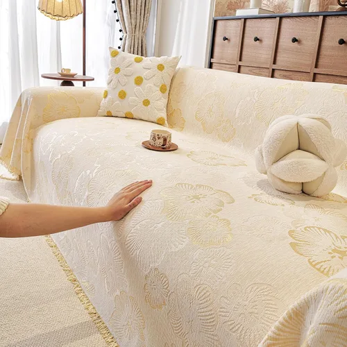 Vista 71 de ROOMLIFE Funda de sofá con estampado de leopardo para sofá de 3 plazas, lavable, protector de muebles para perros, funda de sofá suave