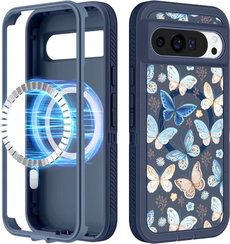 Vista 117 de Funda para Moto G 5G 2024 – Compatible con MagSafe para mujeres y niñas, bonita funda protectora magnética para teléfono, diseño femenino Kawaii