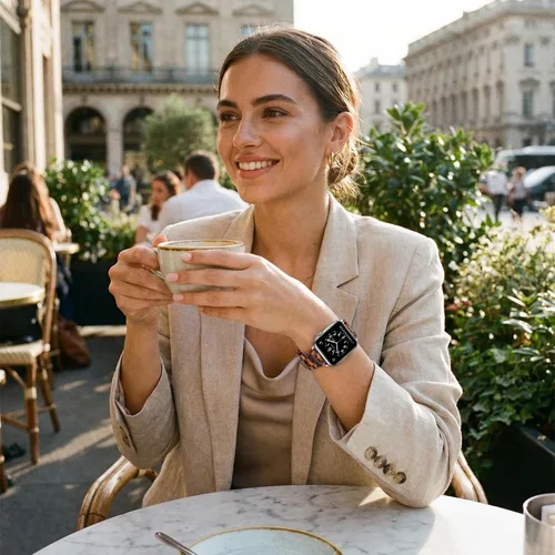 Vista 7 de Correas de resina compatibles con Apple Watch de 1.496 in 1.575 in 1.614 in 1.654 in 1.732 in 1.772 in, Barcelet de resina ligera con hebilla