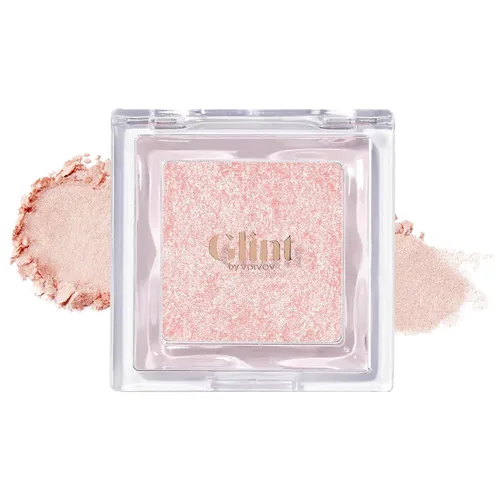 Vista 8 de Resaltador Glint Dewy (luna húmeda, 0.08 onzas), brillo luminoso, infundido con micropearls, iluminador brillante. Pigmento rico y tacto sedoso