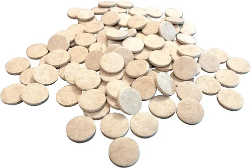 Vista 11 de Felt So Good 8802E Almohadillas autoadhesivas de fieltro para muebles, 1-1/2 pulgadas, beige, paquete de 60