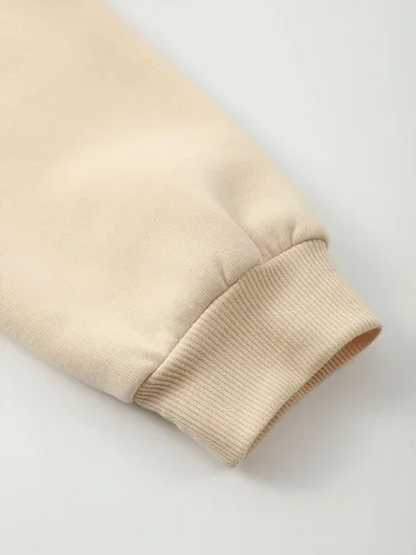 Vista 5 de Floerns Sudadera con capucha para hombre, ligera, con cordón, estampado de letras, con bolsillos