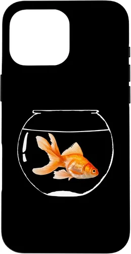 Vista 19 de iPhone 16 Goldfish Bowl Fish Fantail Goldfish Estuche para acuario de agua dulce