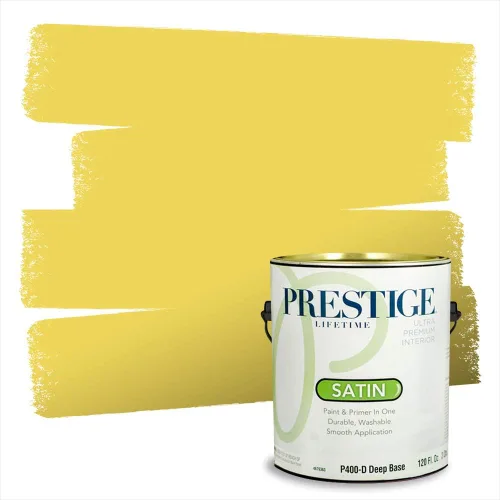Vista 81 de PRESTIGE Pinturas de pintura exterior e imprimación en uno, 1 galón, plano, combinación comparable de Benjamin Moore* Pila de heno