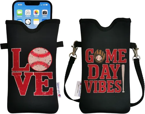 Vista 89 de Tainada Funda Estuche Bolsa de Neopreno para Teléfono para Hombres y Mujeres con Correa Cruzada/Cordón para el Cuello para iPhone 17/16/15 Pro Max