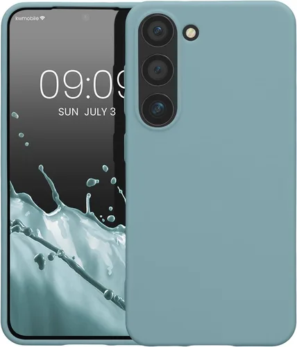 Vista 8 de kwmobile Funda compatible con Samsung Galaxy S23 - Funda protectora de silicona TPU suave y delgada - Piedra antigua