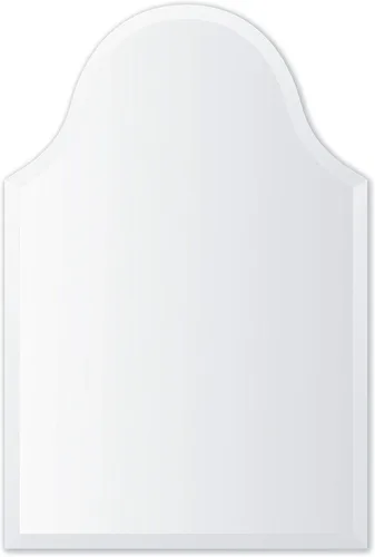 Vista 6 de Better Bevel - Espejo de catedral sin marco de 19 x 32 pulgadas, borde biselado de 1 pulgada, espejo de pared de baño