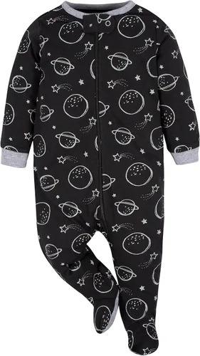 Vista 5 de Gerber Sleep 'n Play - Mamelucos para niños bebés, paquete de 4