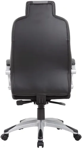 Vista 7 de Boss Office Products Silla ejecutiva con brazo con bisagras en negro/gris