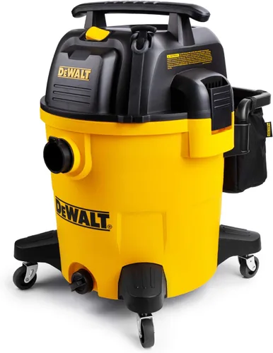 Vista 13 de DEWALT DXV14P Aspiradora para tienda en húmedo y seco de 14 galones, aspiradora en húmedo y seco de 6 HP con 110 CFM de potente succión, amarilla