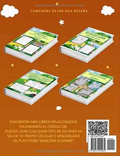 Vista 2 de MATEMÁTICA PARA NIÑOS aprende de forma divertida 6-10 AÑOS Practica las 4 operaciones básicas de la aritmética con más de 130 páginas de ejercicios