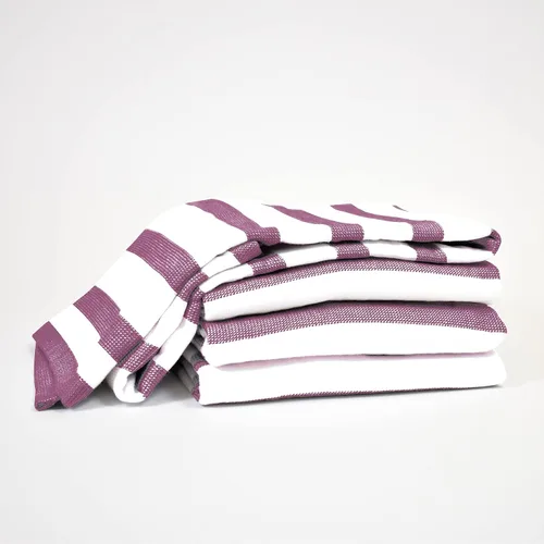 Vista 10 de Realm Paños de cocina con textura Dobby 100% algodón, color morado berenjena de 13 x 13 pulgadas, suaves, afelpados y absorbentes, de secado rápido