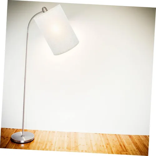 Vista 9 de ORFOFE Pantalla de lino para el hogar, lámpara moderna de transición, lámpara de araña natural, cortinas rústicas, cilindro de suelo, reemplazo