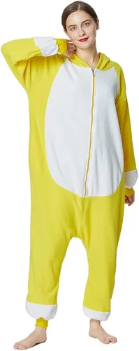 Vista 6 de OGU DEAL Pijama de Sonic para adultos disfraz de Halloween disfraz de dibujos animados para hombres y mujeres