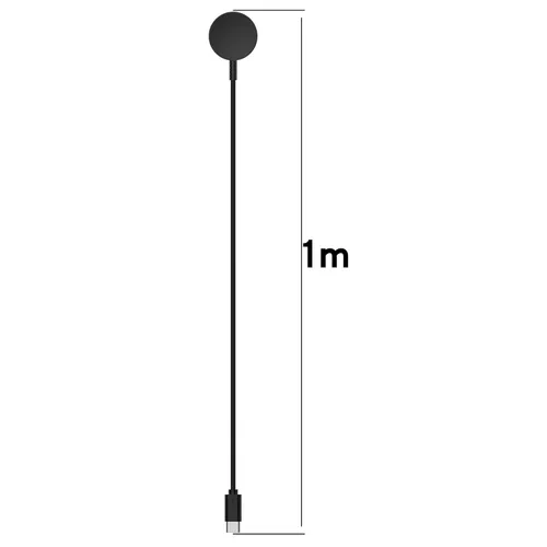 Vista 6 de Disscool Cable de carga rápida PD de repuesto compatible con Samsung Galaxy Watch 6/6 Classic/Watch 5/5 Pro, soporte de cargador de cable tipo C