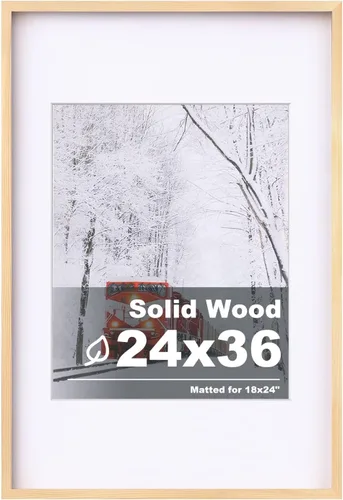 Vista 175 de Egofine - Portarretratos de 4 x 6 pulgadas, de madera maciza con plexiglás, para fotos de 3.5 x 5 con paspartú o de 4 x 6 sin paspartú, para colocar