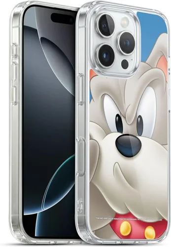 Vista 112 de Head Case Designs Funda de gel de cara completa con licencia oficial de Tom y Jerry Jerry [protección de grado militar] compatible con Apple iPhone