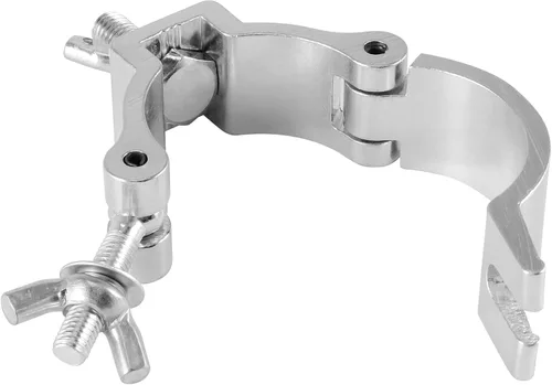 Vista 5 de PINGEUI Paquete de 12 abrazaderas de luz de escenario, abrazadera de iluminación de escenario de aleación de aluminio de 2 pulgadas, abrazadera O