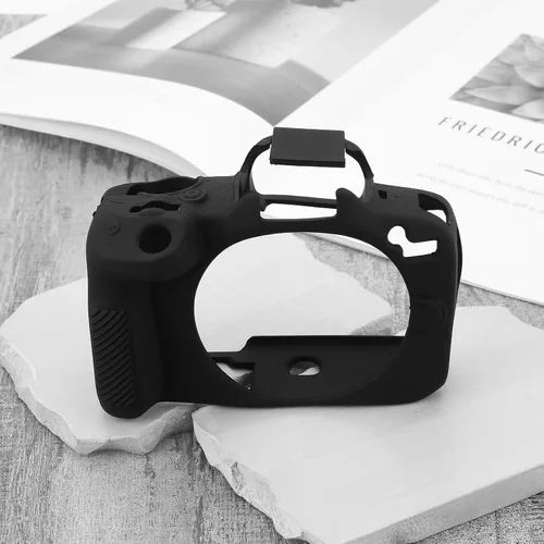 Vista 7 de ECSiNG Funda protectora para cámara digital, resistente a los arañazos, funda protectora de silicona suave compatible con cámara Canon EOS R50