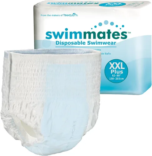 Vista 9 de Swimmates, Braguitas de natación para adultos, con tiras laterales desmontables, unisex, desechables, talla XL para jóvenes