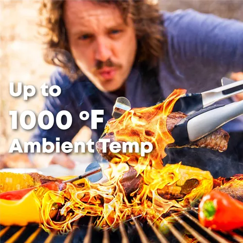 Vista 3 de ChefsTemp ProTemp 2 Plus - Termómetro inalámbrico para carne con controlador de temperatura, alcance ilimitado, Bluetooth y WiFi, ahumador