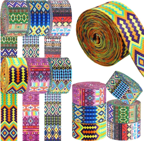 Vista 19 de 6 Rollos Cinturón de Nylon de 1.5 Pulgadas con Flecha Correas de Nylon Correas para Bolso Correas para Mochila Cinturón de Nylon para Cinturón