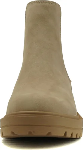 Vista 3 de Soda Pilot Botines Chelsea de tacón bajo para mujer, con doble elástico