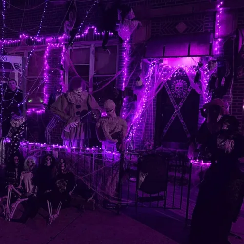 Vista 7 de Dazzle Bright - Guirnalda de luces de hadas de Halloween, 60 luces LED de 20 pies de alambre de cobre a batería y resistente al agua, decoraciones