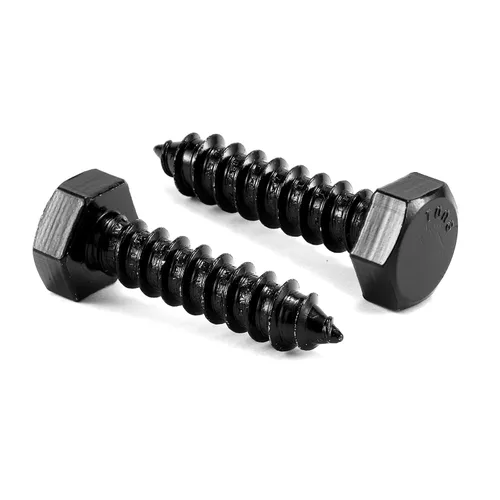 Vista 8 de Tornillos de rezago de cabeza hexagonal de 1/4" x 2", 20 piezas, acero inoxidable 304 18-8, rosca parcial, tornillos para madera de cabeza