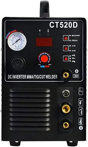 Vista 2 de ATO - Soldador de arco CC de 200 A, doble voltaje 110 V/220 V, máquina soldadora de palo para uso doméstico o en el lugar de trabajo para soldadura