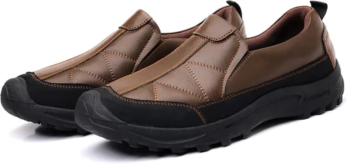 Vista 4 de Coramtty Mocasines para hombre, suaves, ligeros, cómodos, informales, planos, para caminar al aire libre