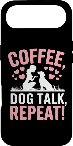Vista 27 de Coffee Dog Talk Repeat Dog Mom Puppy Love Case for iPhone 17