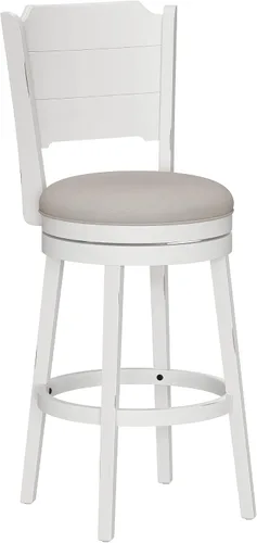 Vista 20 de Hillsdale Clarion - Taburete de Altura Giratoria de Madera para Barra, Negro