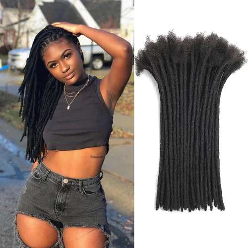 Vista 17 de Extensiones de cabello humano 100 % real, hechas a mano, permanentes, para mujeres y hombres, 30 hebras de 2 pulgadas de grosor, extensiones