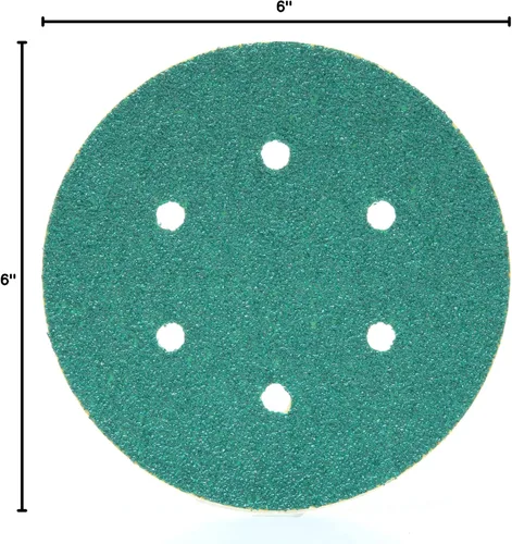Vista 4 de 3 M Verde Corps Stikit 6" 40E Grit dust-free producción Disco, 1