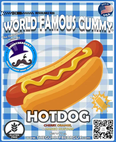 Vista 3 de The Gummy Bear Guy Gummy Hotdog
