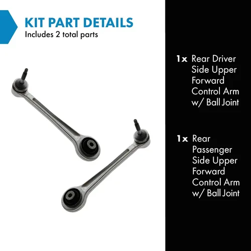 Vista 210 de Conjunto de Brazo de Control Inferior Delantero y Junta Esférica TRQ para Lado del Conductor y del Pasajero 2 Piezas Compatible con Ford Mustang GT