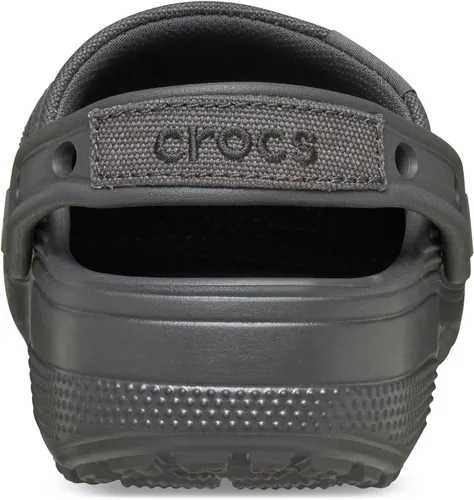 Vista 2 de Crocs Zuecos clásicos de lona elaborados unisex para hombres y mujeres