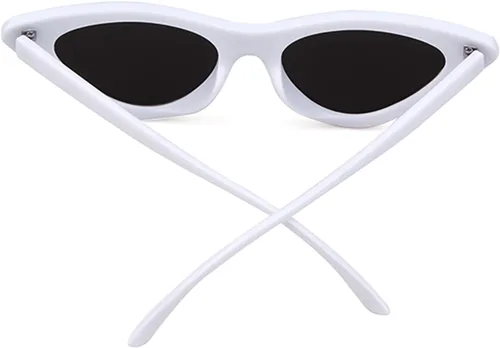 Vista 5 de Clout - Gafas de sol estilo vintage estilo retro con ojo de gato para mujer