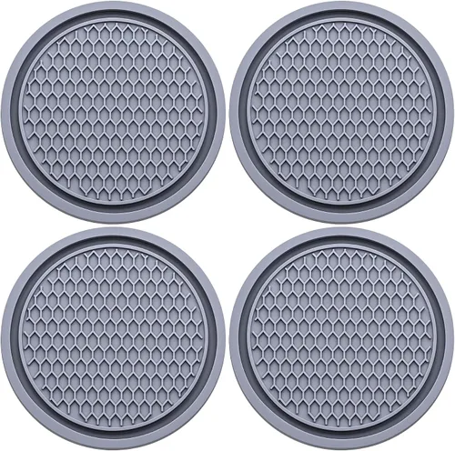 Vista 9 de 2 piezas posavasos para portavasos de automóvil, posavasos universales antideslizantes para portavasos de automóvil, 2.75 pulgadas posavasos