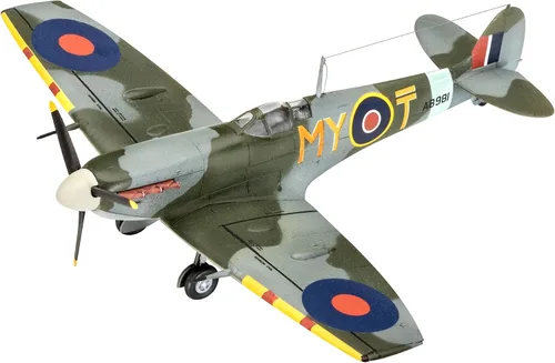 Vista 4 de Revell RV03710 Juego de Combate Bf109G-10 & Spitfire Kit de modelo de plástico, sin pintar