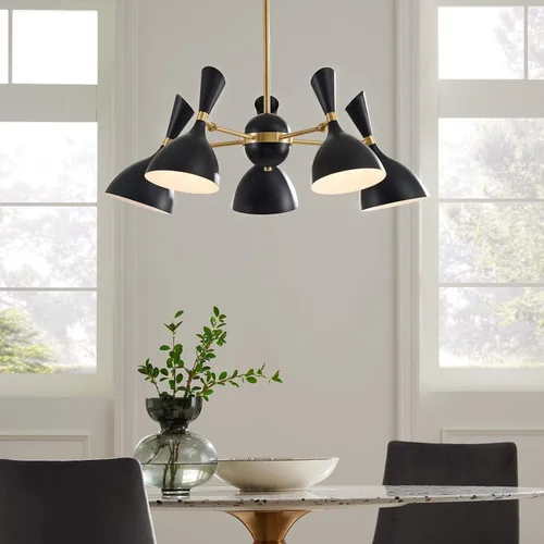 Vista 2 de Modway EEI-5310-BLK Declare Candelabros, luz colgante, negro
