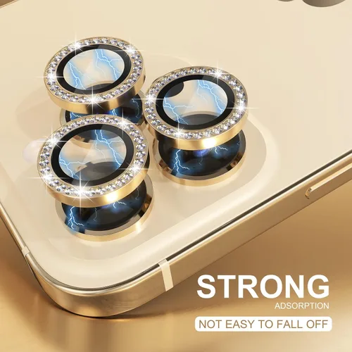 Vista 459 de Choiche Compatible para iPhone 16 Pro/iPhone 16 Pro Max Protector de Lente de Cámara, Vidrio Templado 9H Protector de Pantalla de Cubierta de Cámara