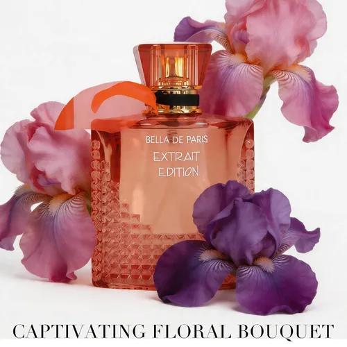 Vista 4 de AFLUXE Paris EXT - Perfume para mujer, 3.4 onzas líquidas, Eau De Parfum, elegante aroma Oud, rosa e iris, fragancia floral amaderada intensa