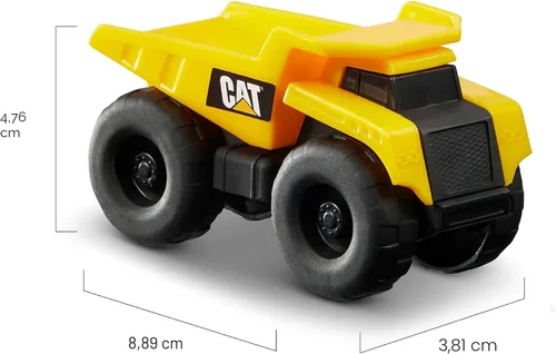 Vista 8 de Cat Construction Little Machines 5 Pack - Grandes adornos para tartas