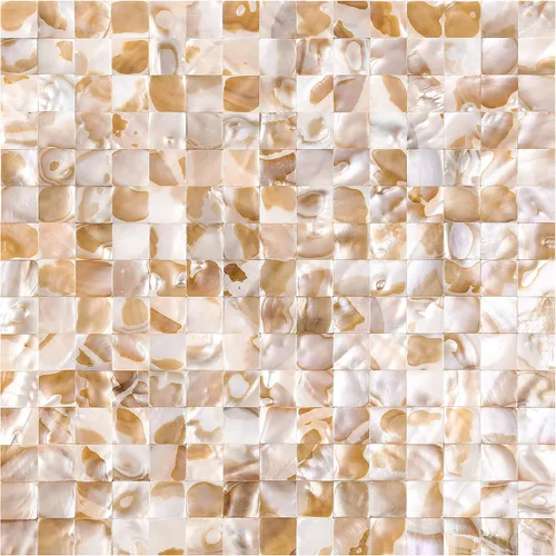 Vista 10 de KASARO - Calcomanías de pared, adhesivo despegable de mosaicos para salpicadero dormitorio baño, madreperla, 12 x 12 pulgadas