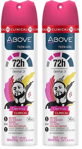 Vista 5 de ABOVE Derma Clinical - Desodorante antitranspirante 72 horas, 3.17 onzas, desodorante en aerosol seco para mujeres, antitranspirante en aerosol, sin