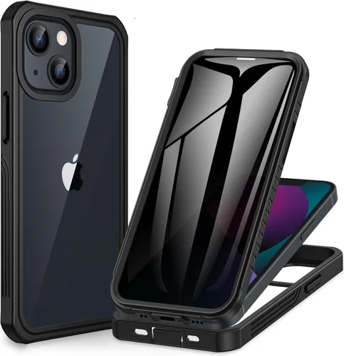 Vista 84 de CENHUFO Funda de privacidad para iPhone 11 Pro, funda de cuerpo completo con protector de pantalla de privacidad de vidrio templado 9H integrado